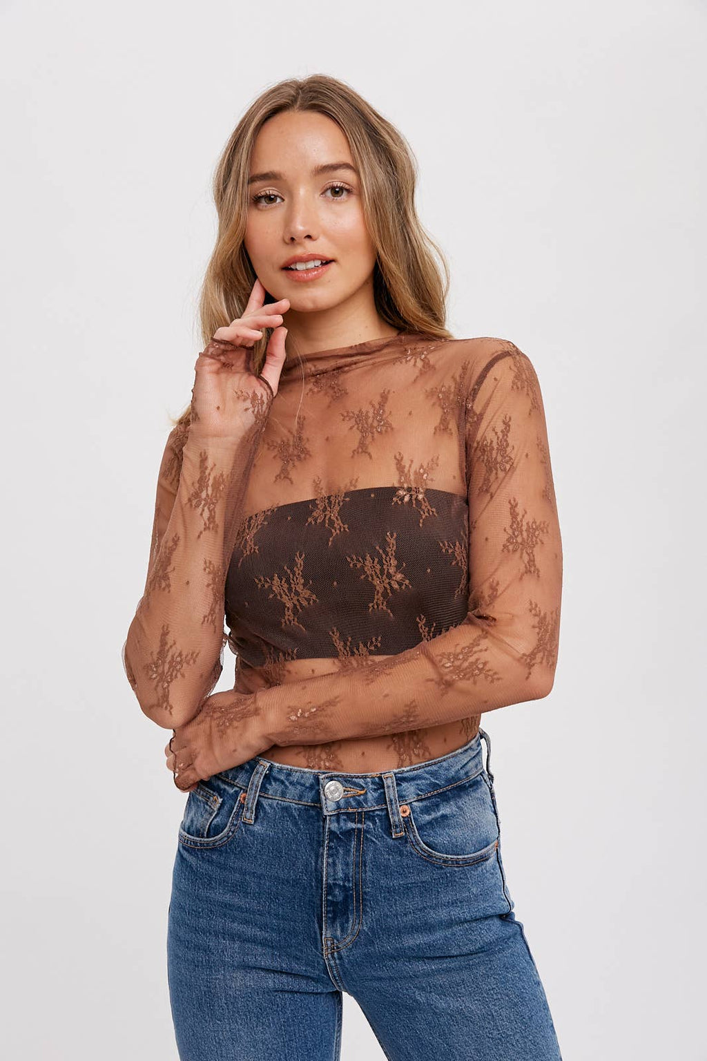 Callie Lace Long Sleeve