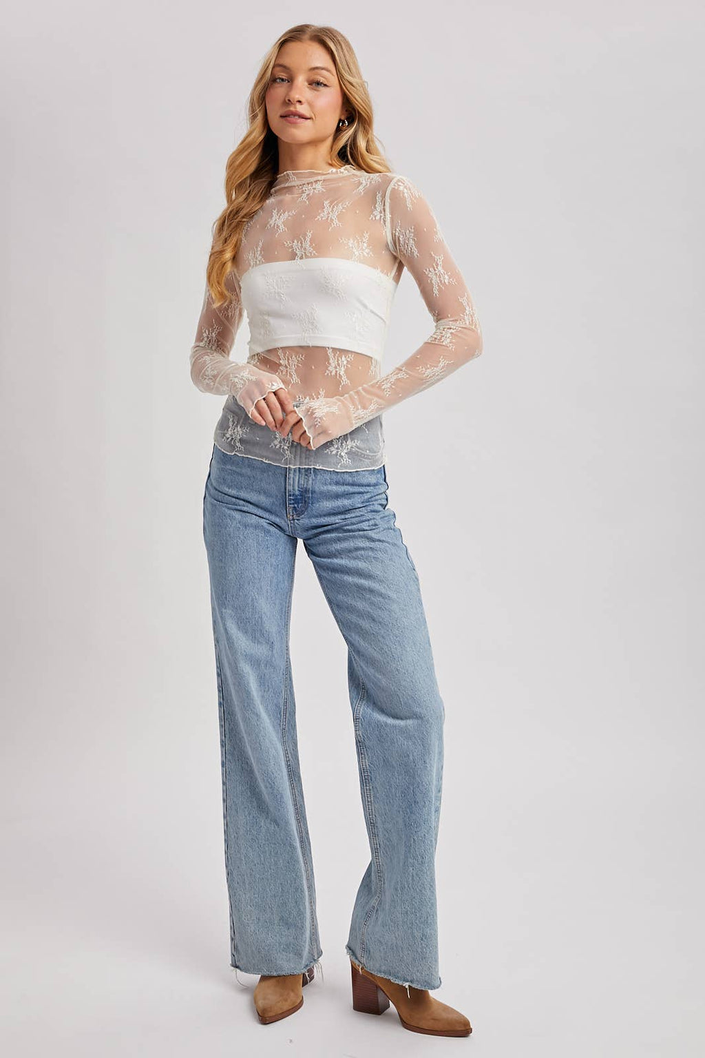 Callie Lace Long Sleeve