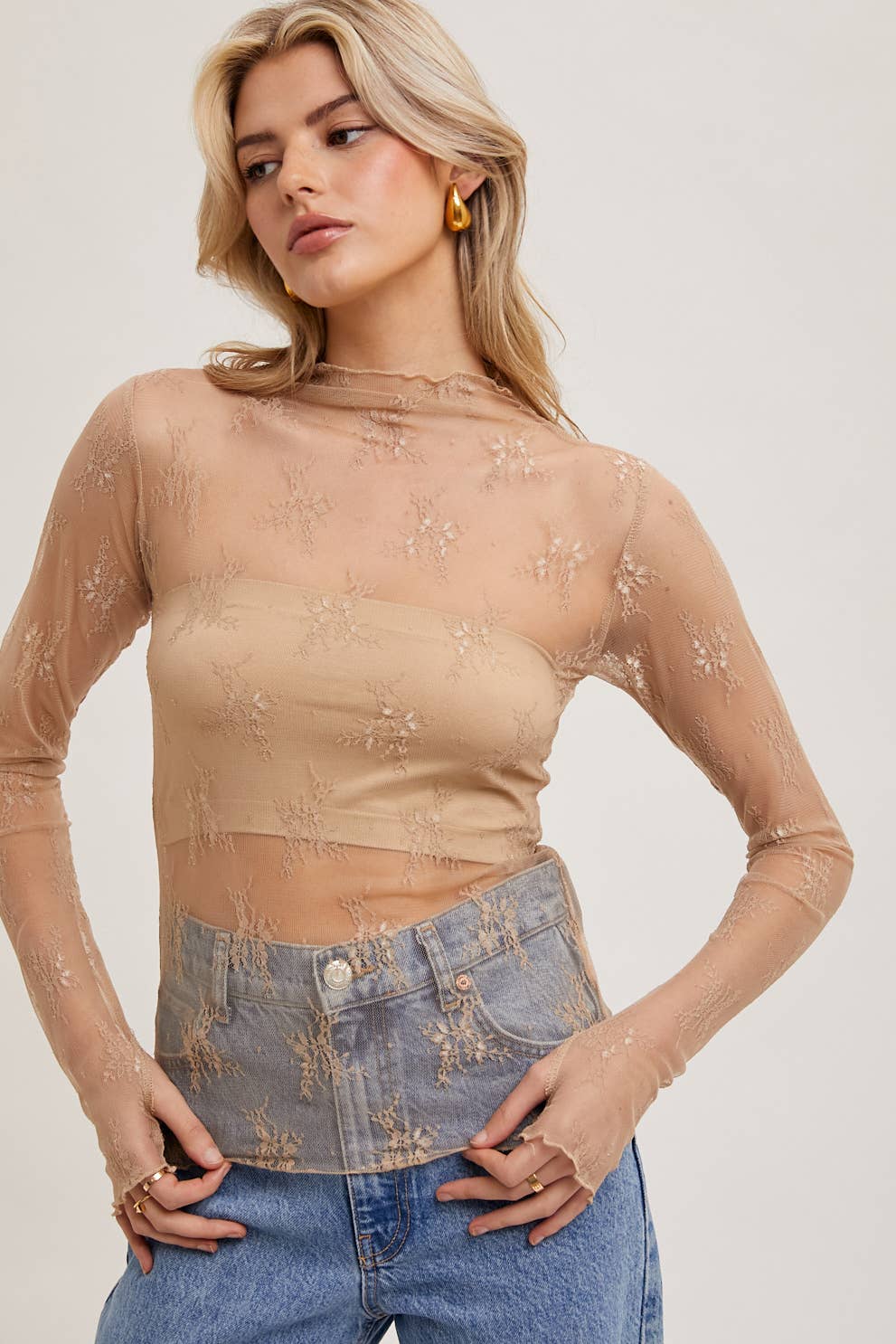 Callie Lace Long Sleeve